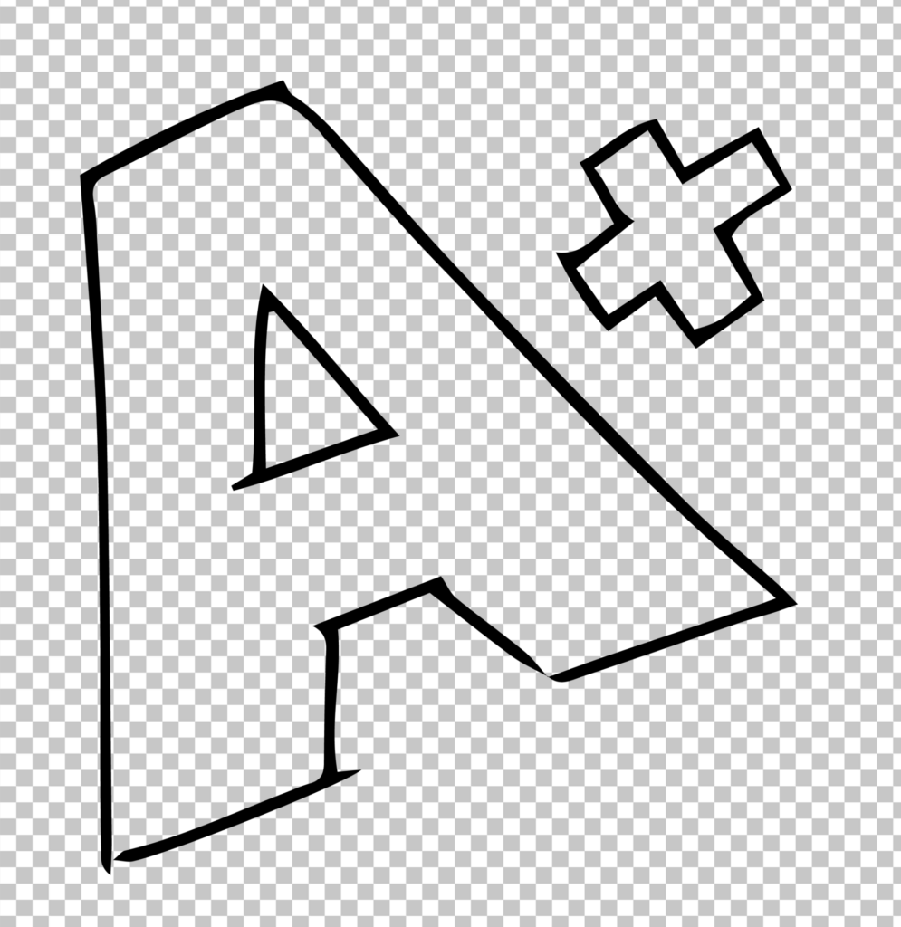 Capital Letter A+ PNG Image