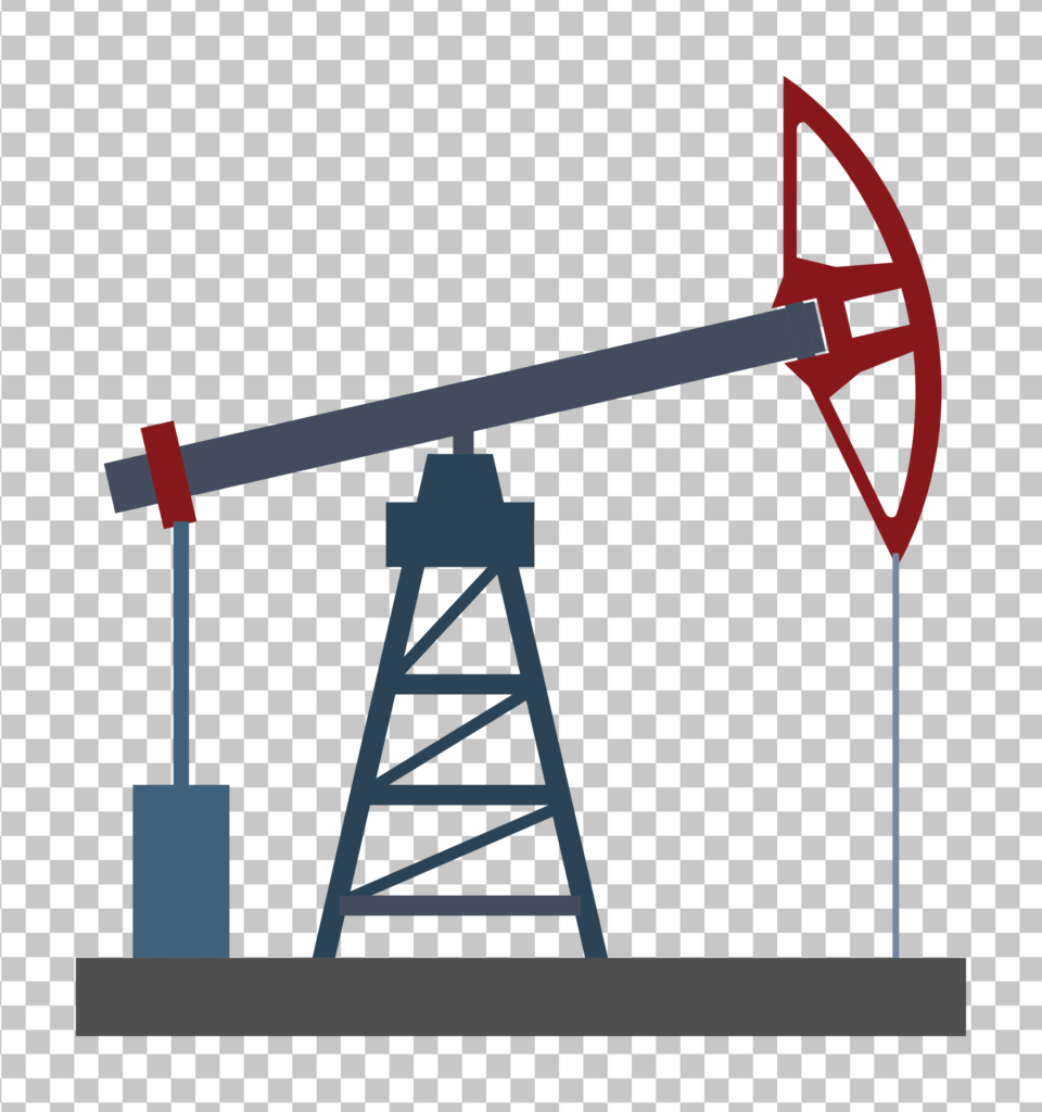 Cartoon oil pump illustration PNG Image