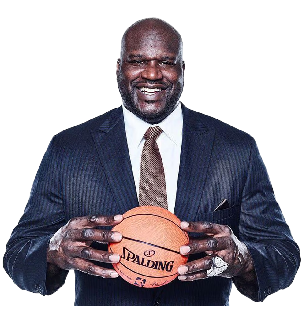 Shaquille O'Neal holding a basketball PNG Image | OngPng