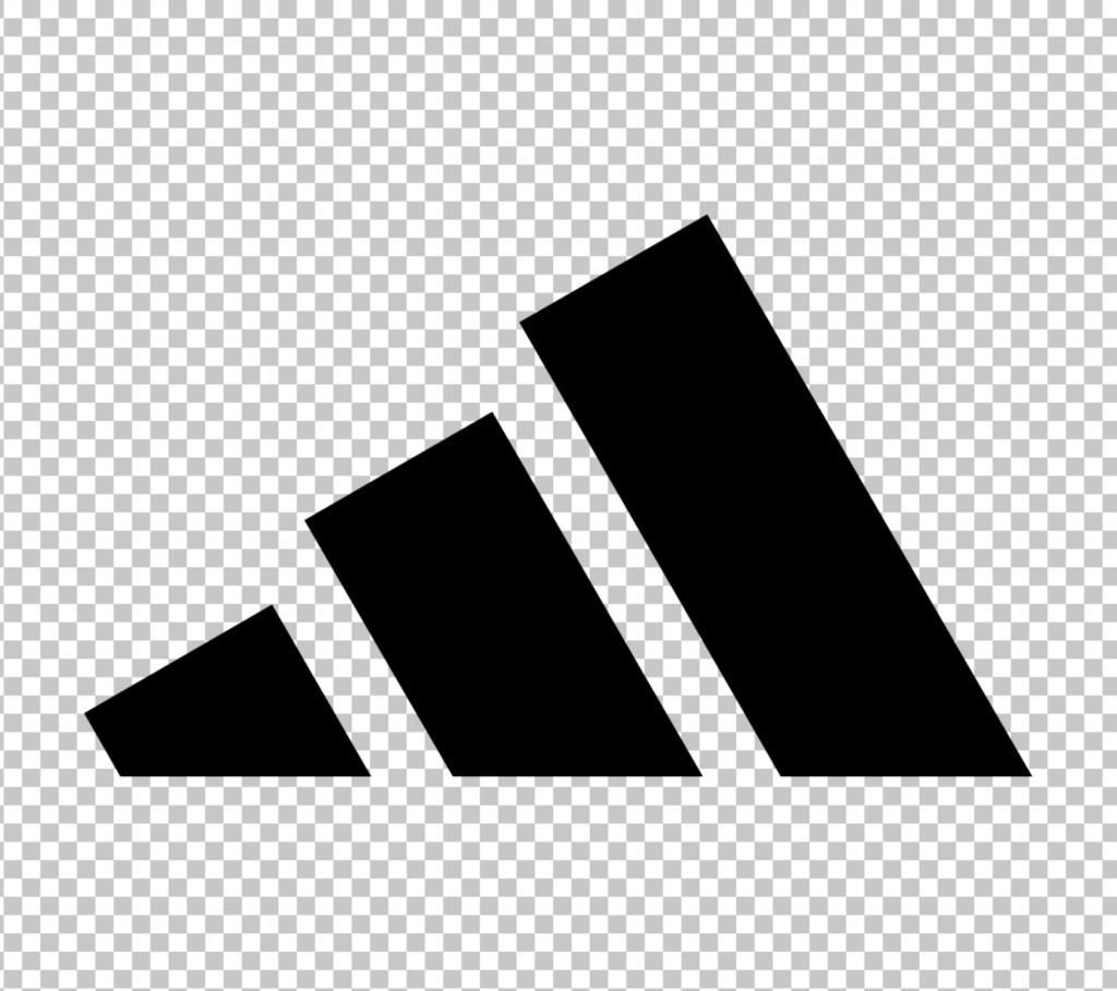 Three parallel stripes, Adidas logo