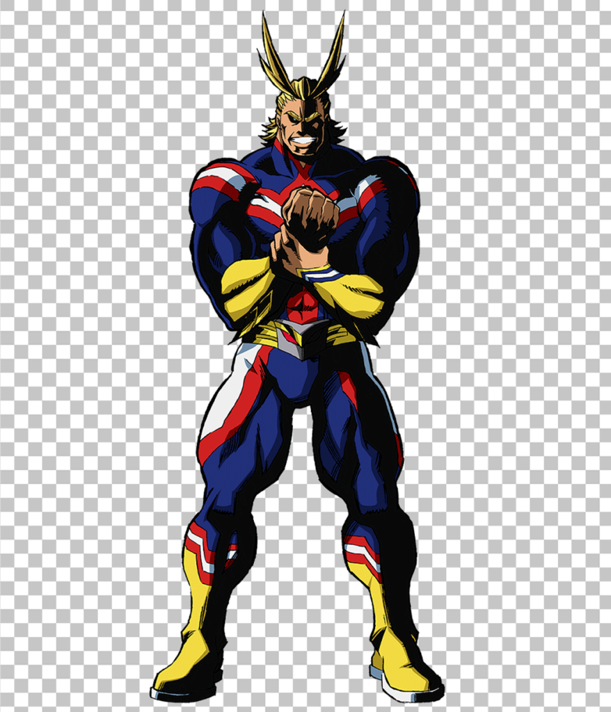 All Might ready to fight PNG Image