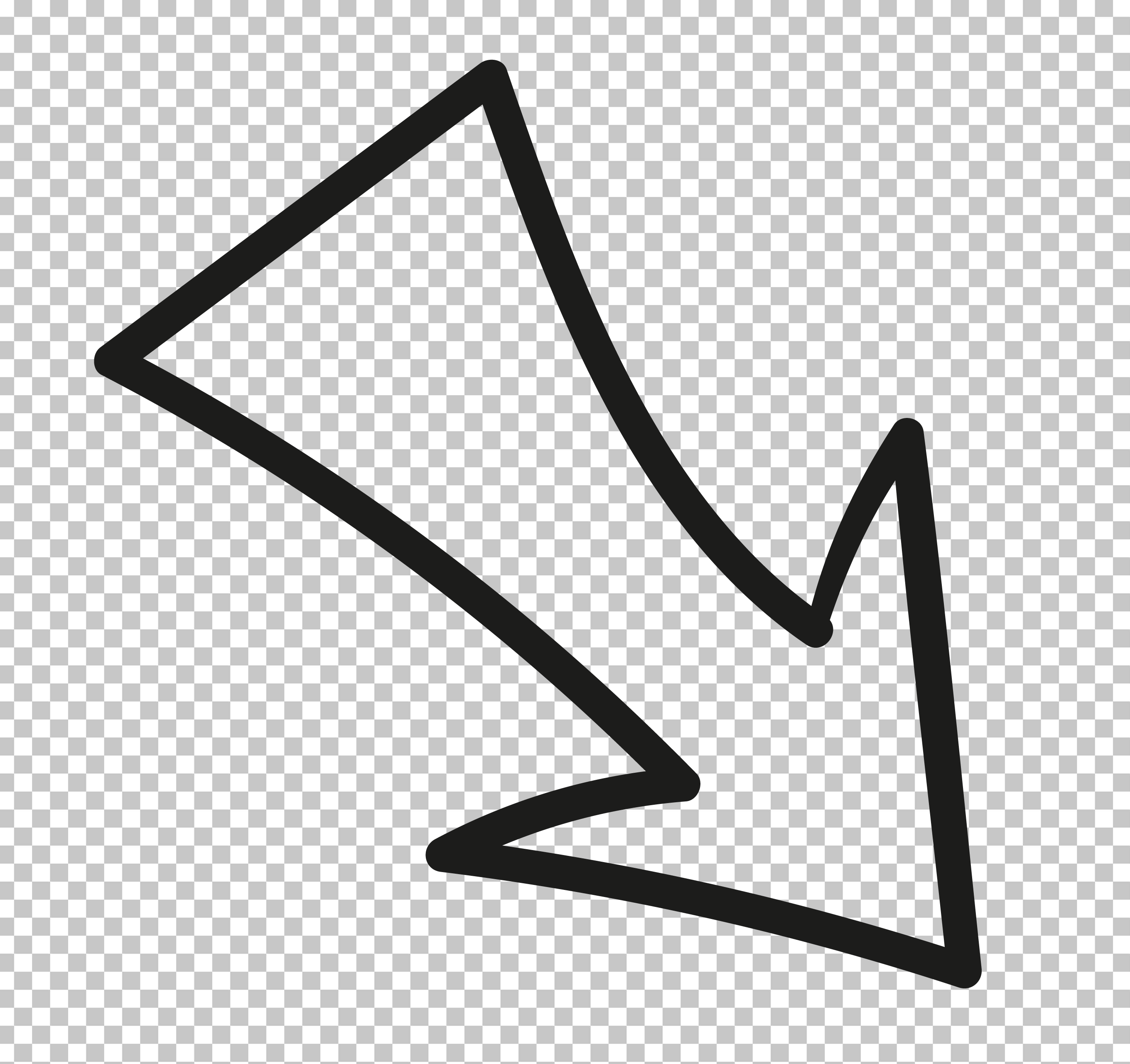 drawn arrow png