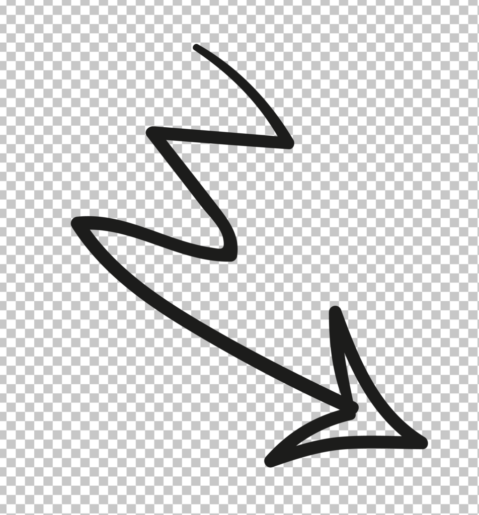 Hand-drawn Arrow PNG image