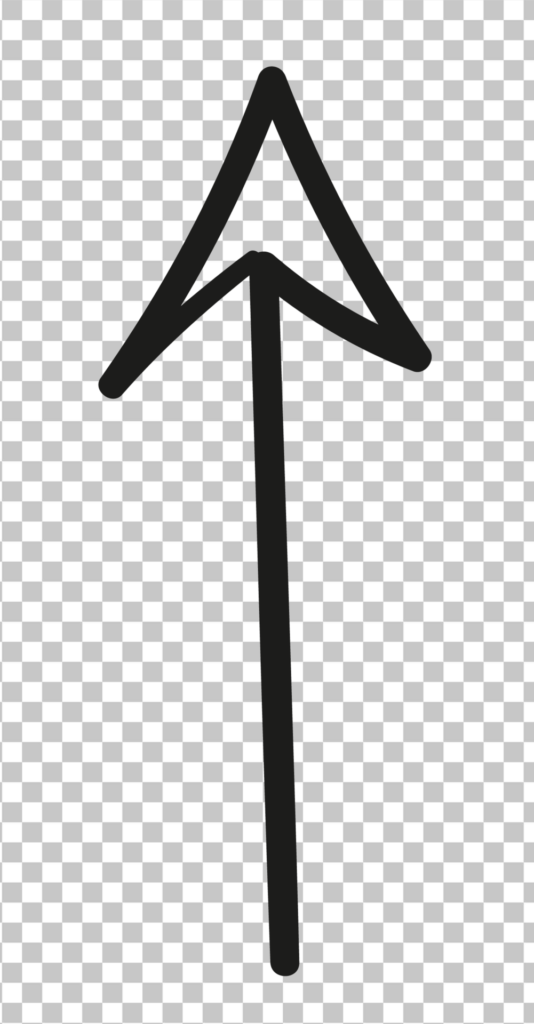 Up arrow vector icon.