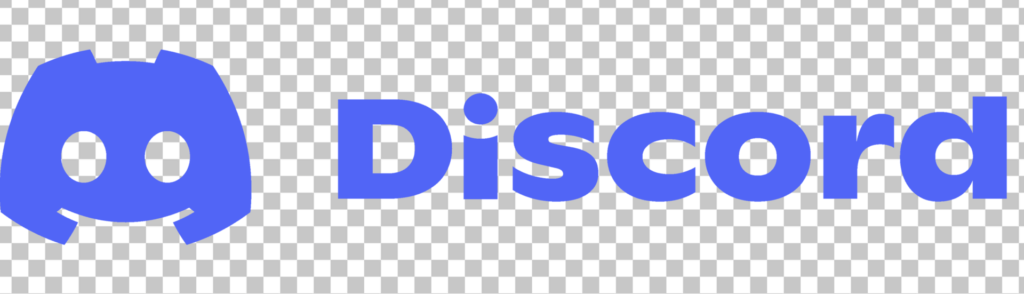 The logo is a stylized speech bubble with the text "Discord".