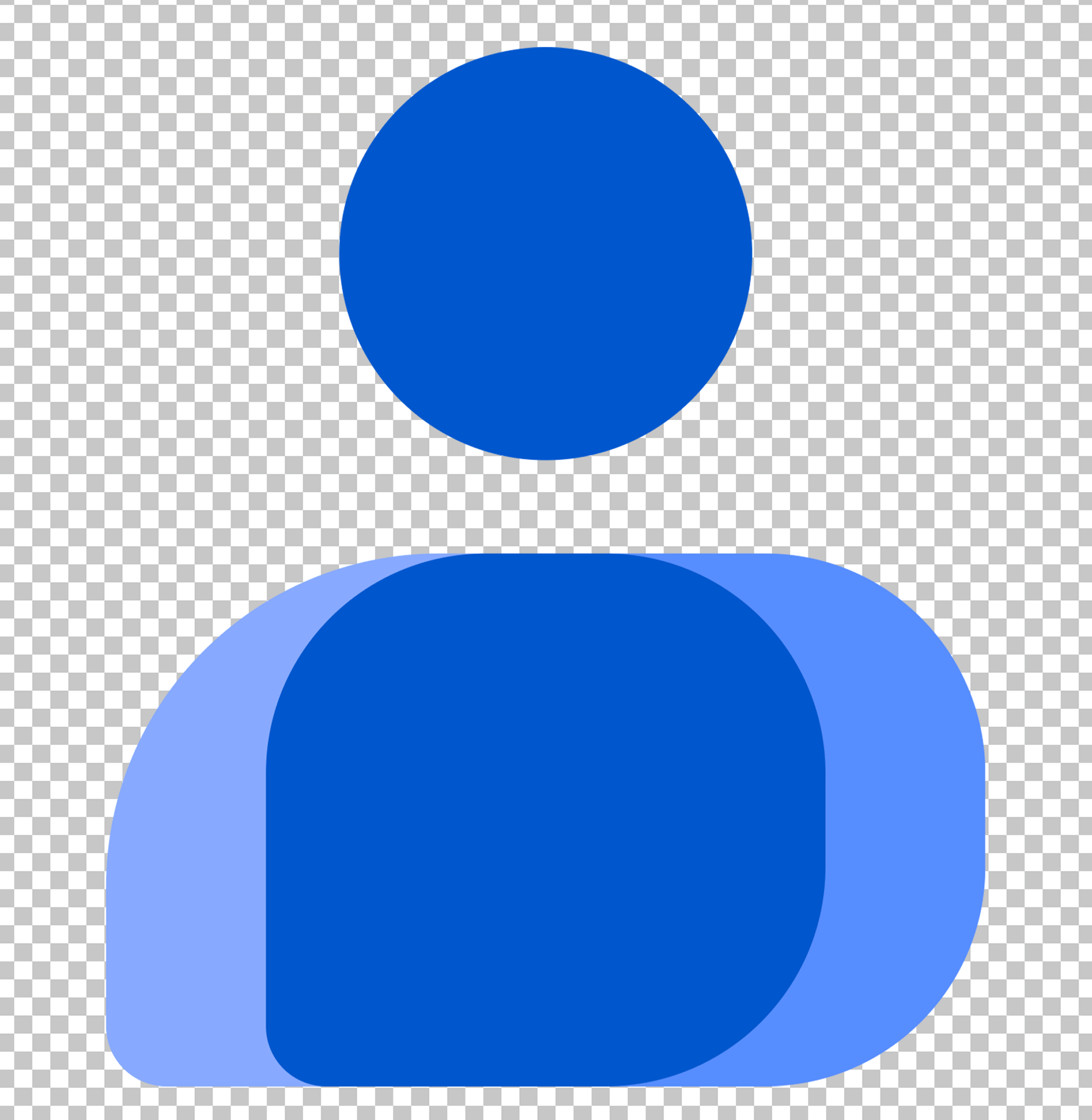 Google Contacts with Blue Person Icon Logo PNG Image