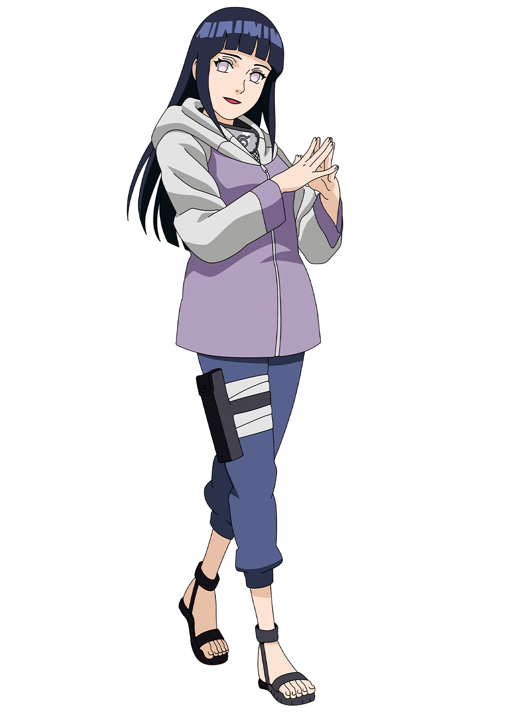 Hinata Hyuga Shy look PNG Transparent Image | OngPng