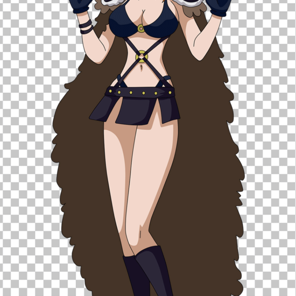 Nami in Kaido Army Suit PNG Image.
