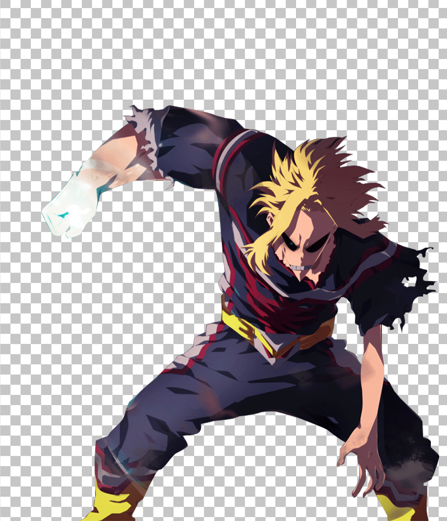 All Might PNG Image: Symbol of Hope and Justice