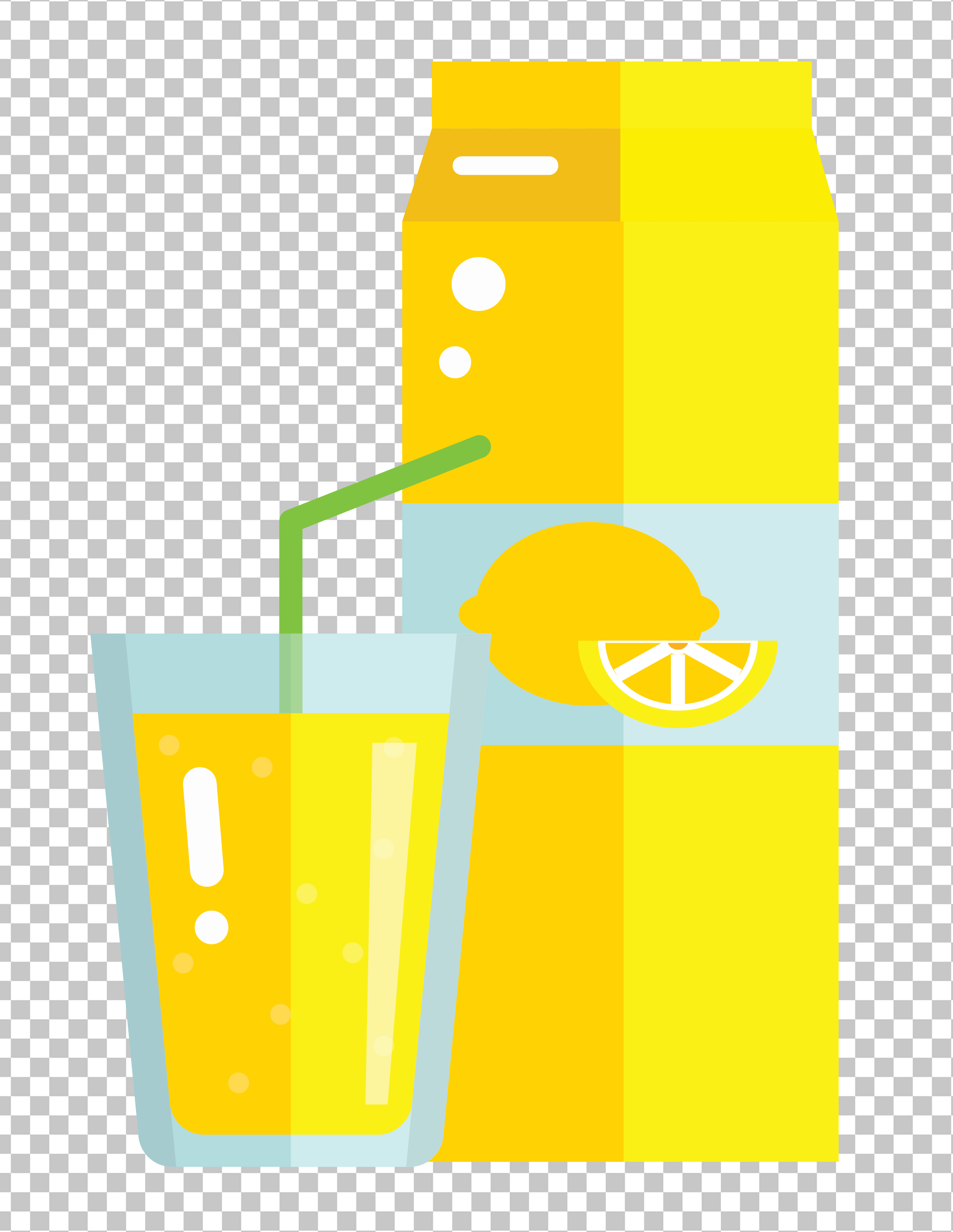 Glass of Lemon Juice Next to Box of Lemon Juice.