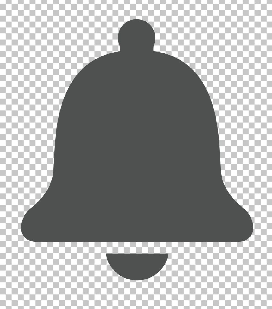 Bell Icon Silhouette PNG Image