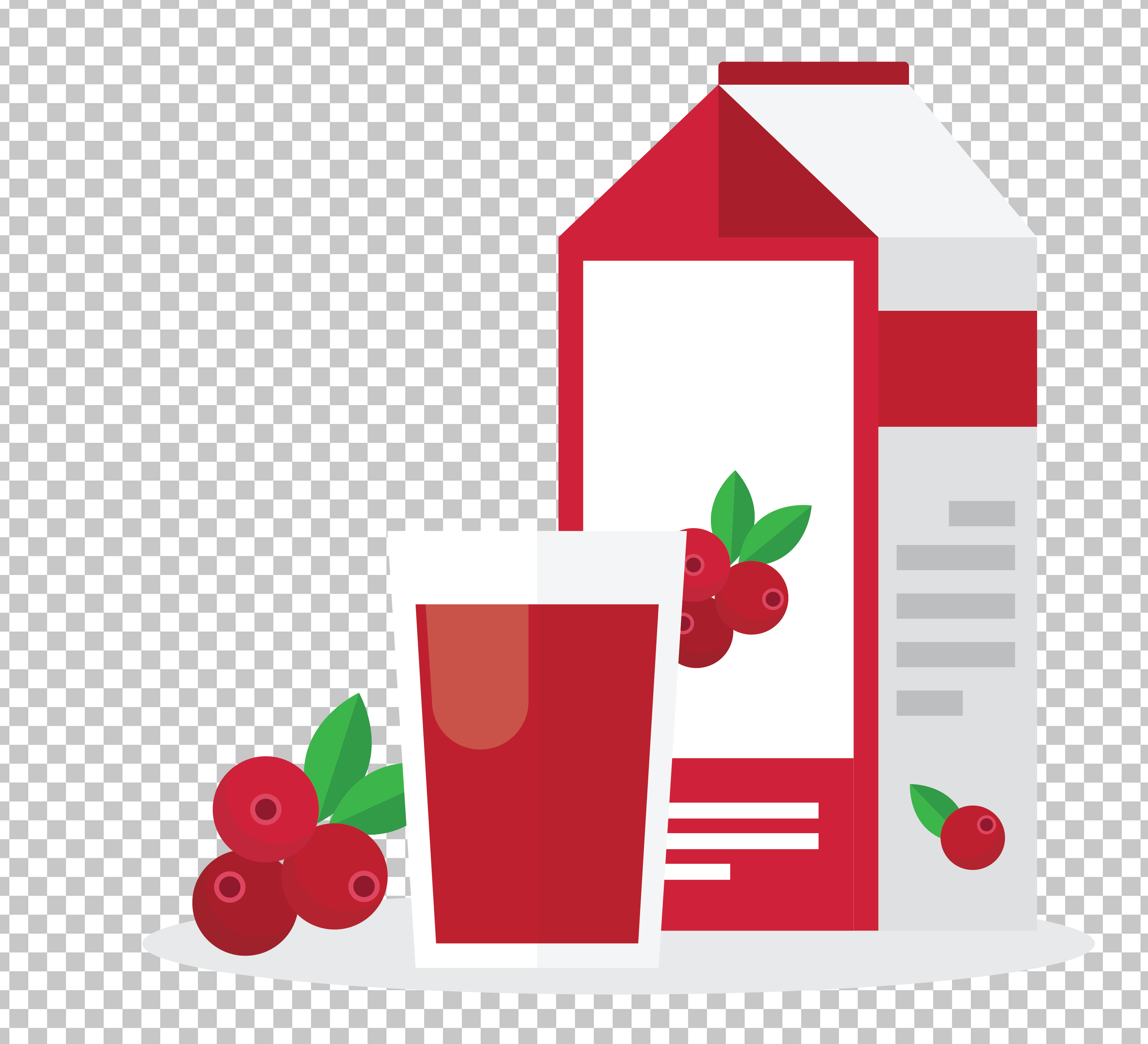 Cranberry Juice and a glass of cranberry juice PNG Image.