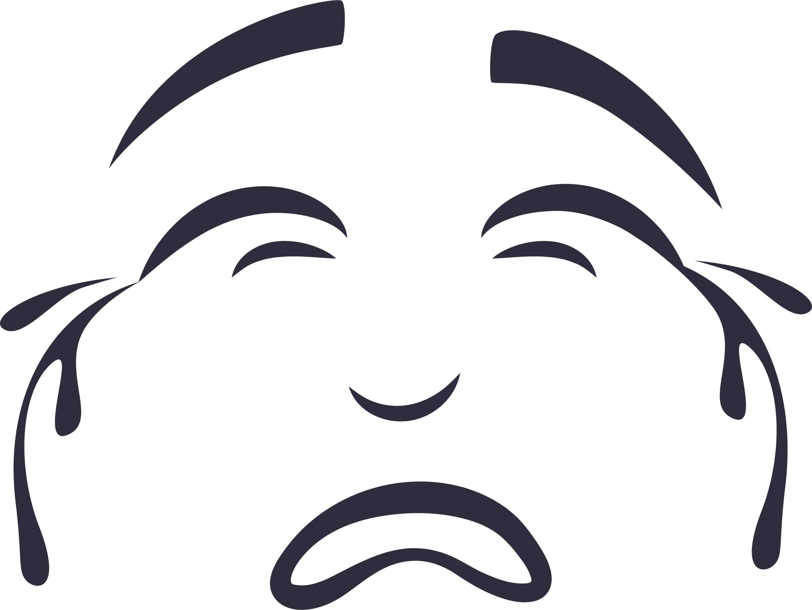 Crying Expression Face PNG Image | OngPng