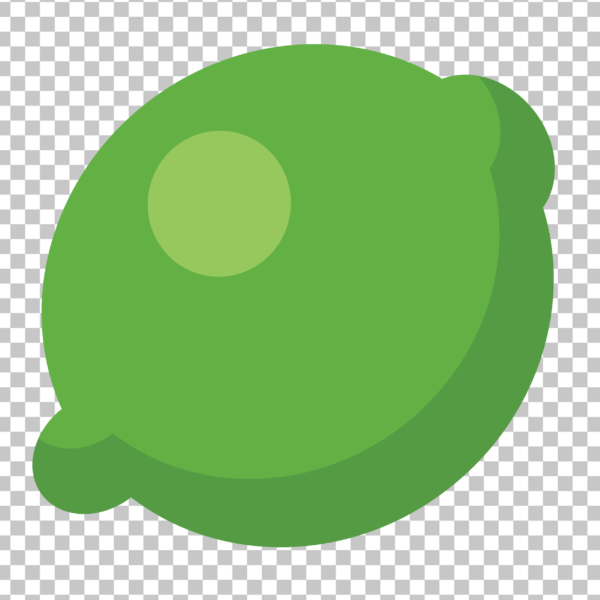 Green Lime PNG Image with Transparent Background.