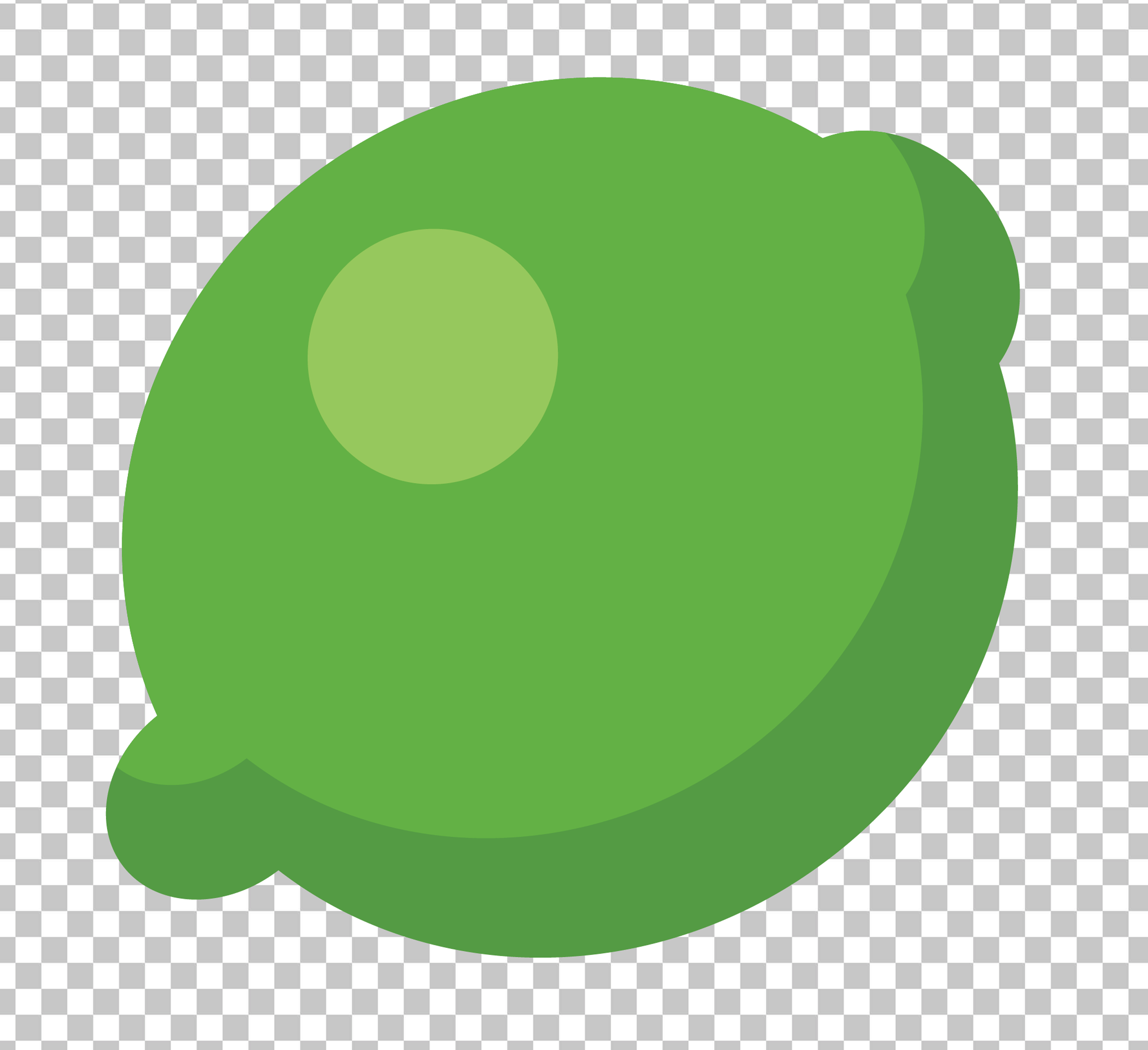Green Lime PNG Image with Transparent Background.