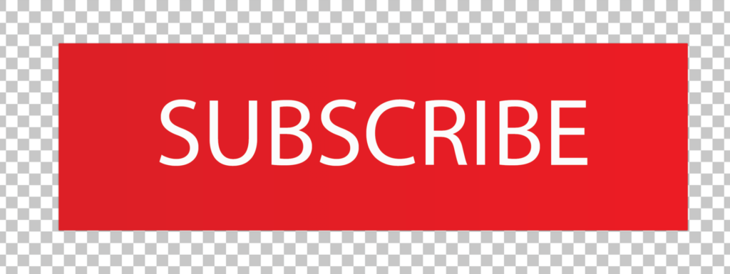 rectangle red Subscribe Button Icon PNG Image