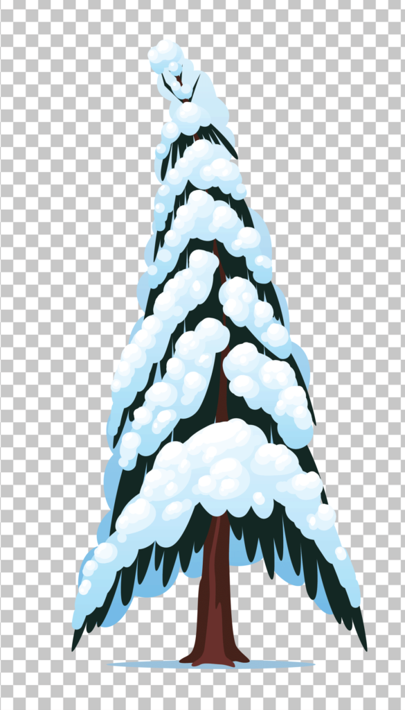 Christmas Tree on Transparent Background PNG Image
