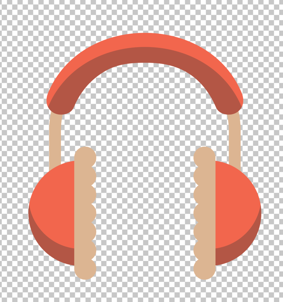 Red Winter Ear Muffs PNG Image