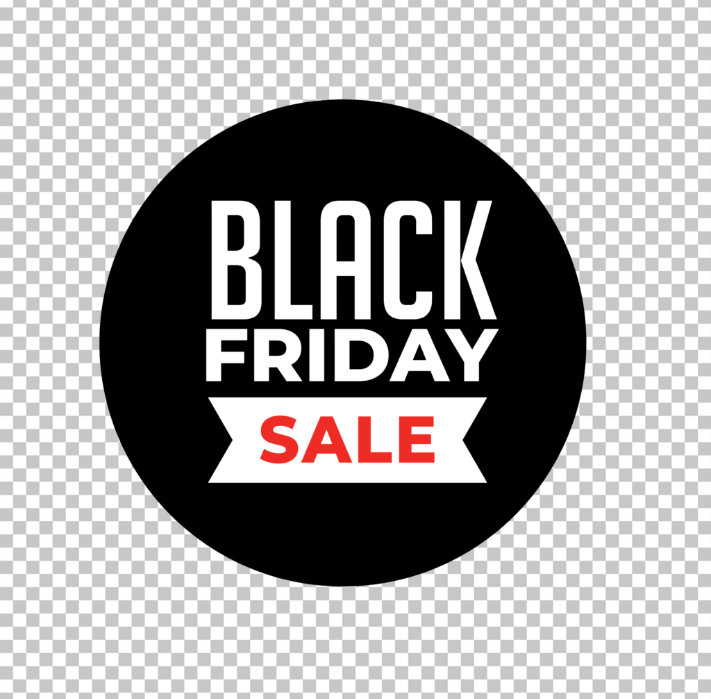 Black Friday Sale Sign PNG image