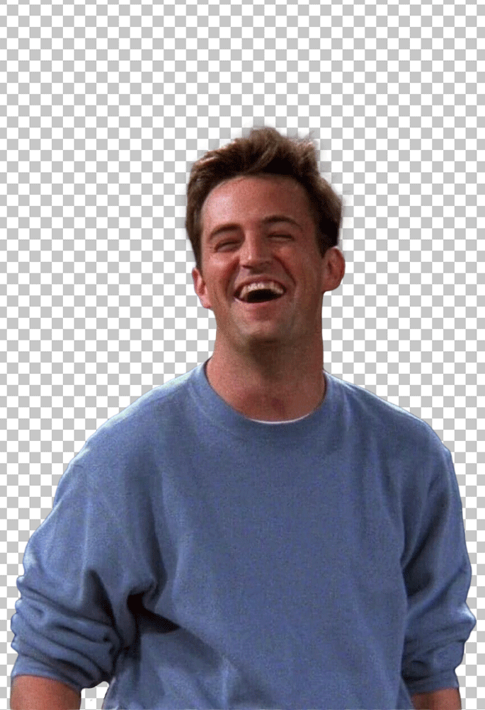 Chandler laughing png image