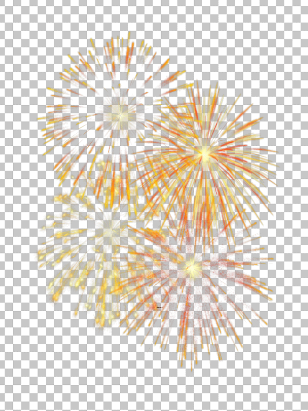 A red and yellow pyrotechnics firecracker PNG Image
