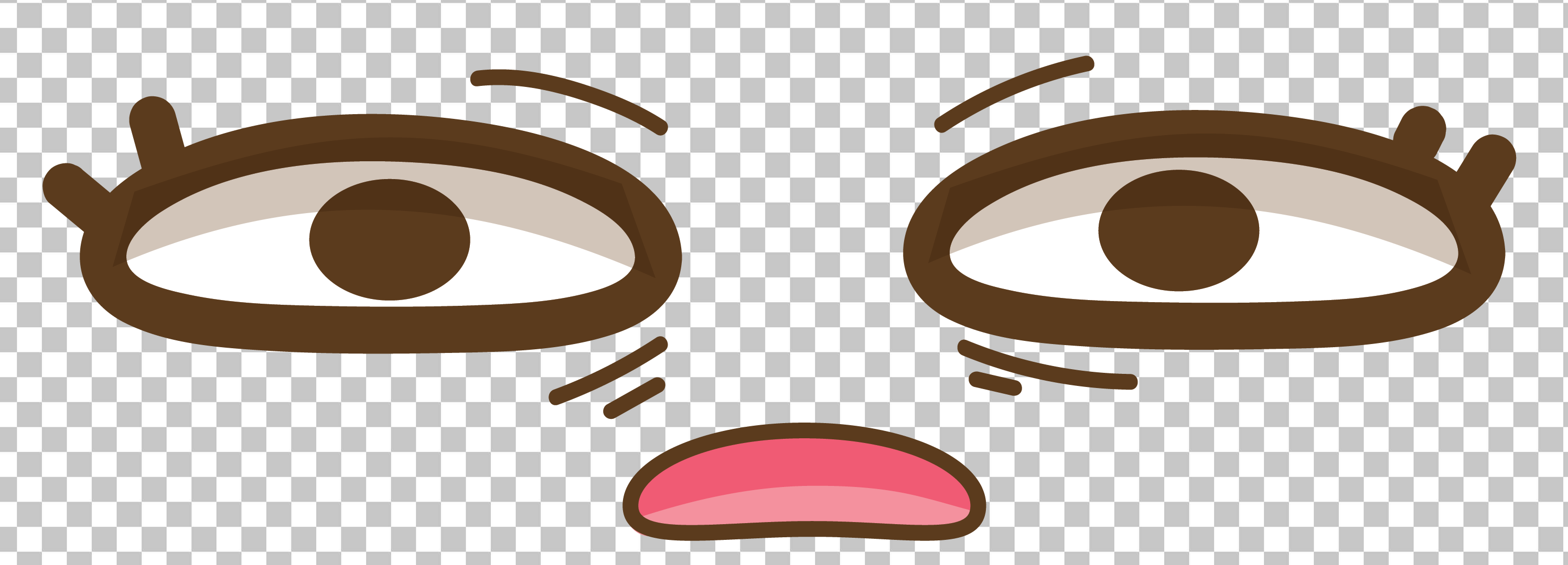 Shock and Surprise with the "Couldn't Believe" Expression PNG Image