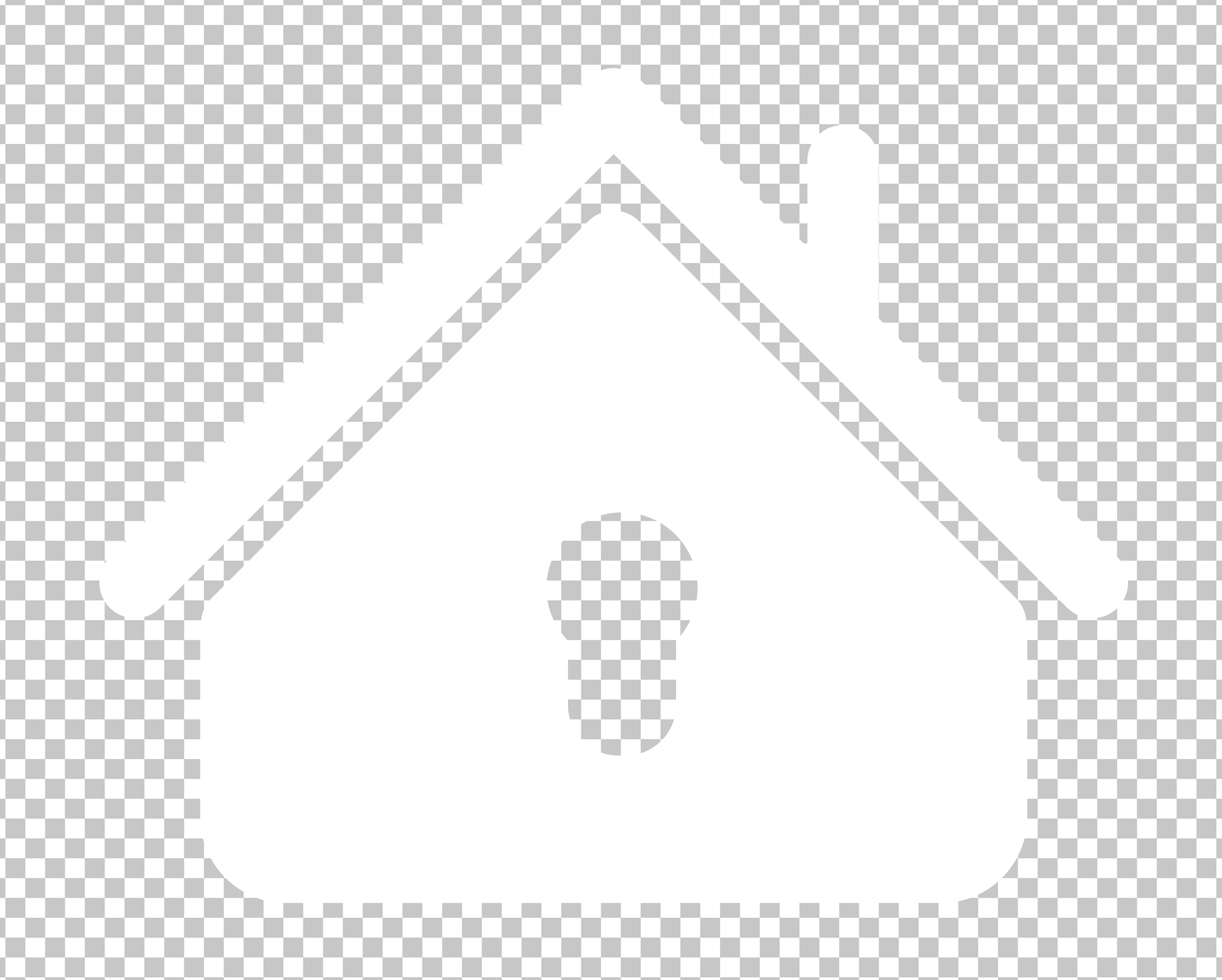 white House Lock Icon PNG Image