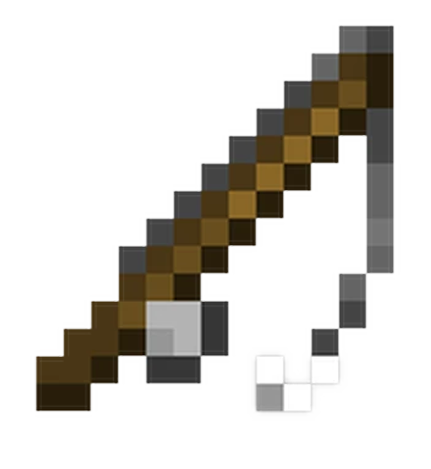 Minecraft Fishing Rod PNG Image