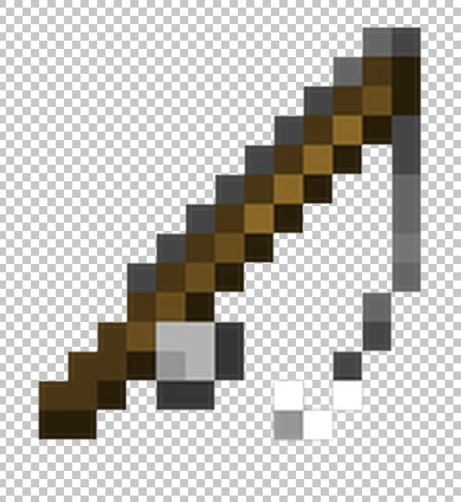Minecraft Fishing Rod PNG Image