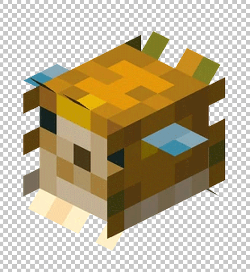 Minecraft Pufferfish PNG Image