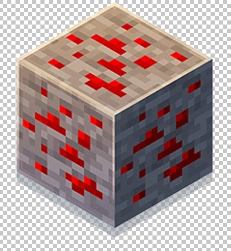 Minecraft Redstone Block PNG Image