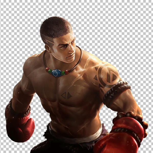 Mobile Legends Paquito with boxing gloves PNG Image