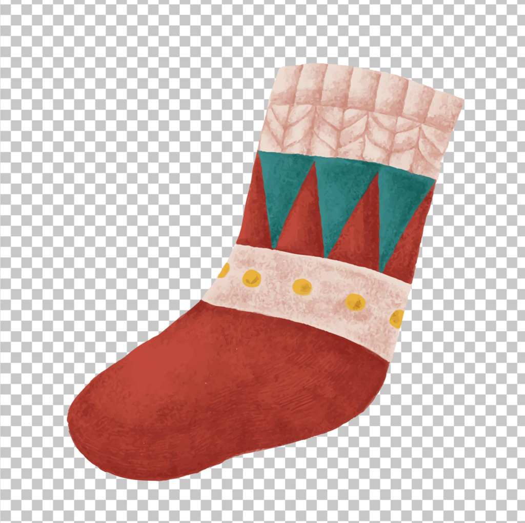 Christmas Sock PNG Image