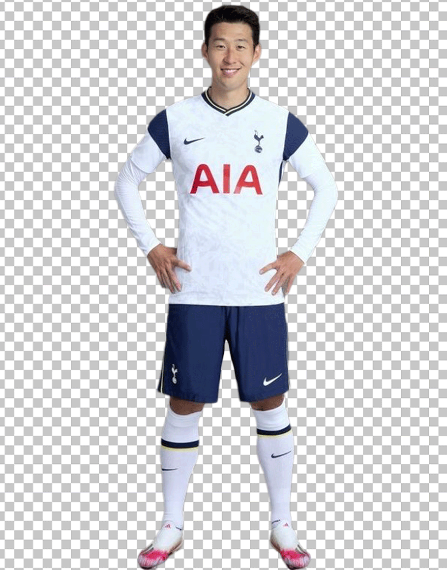 Son Heung-min standing PNG Image