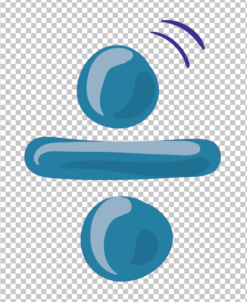 Blue Division Symbol PNG Image
