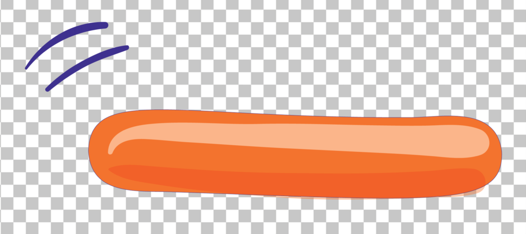 Orange Minus Sign PNG Image