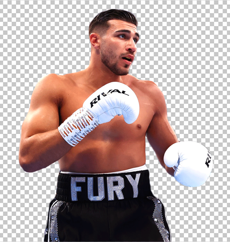 Tommy Fury boxing PNG Image
