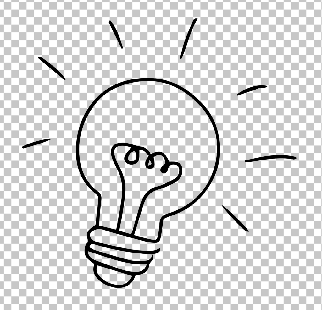 Light Bulb Sketch PNG Image