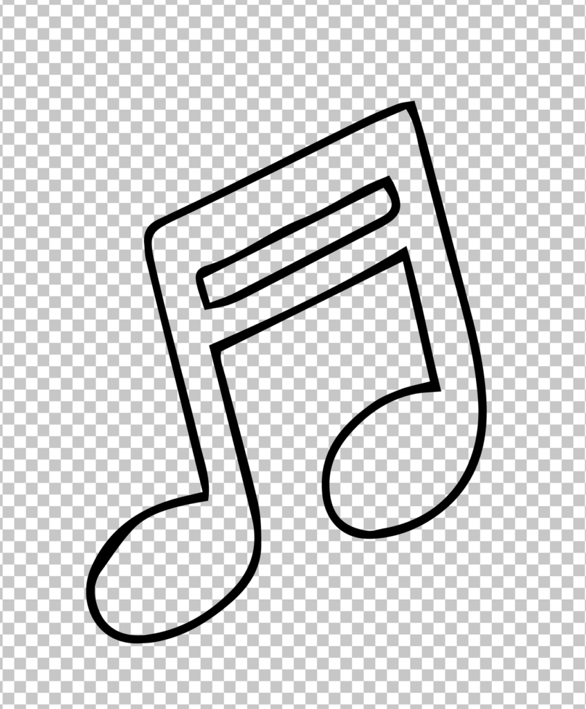 Music Note Sketch PNG Image