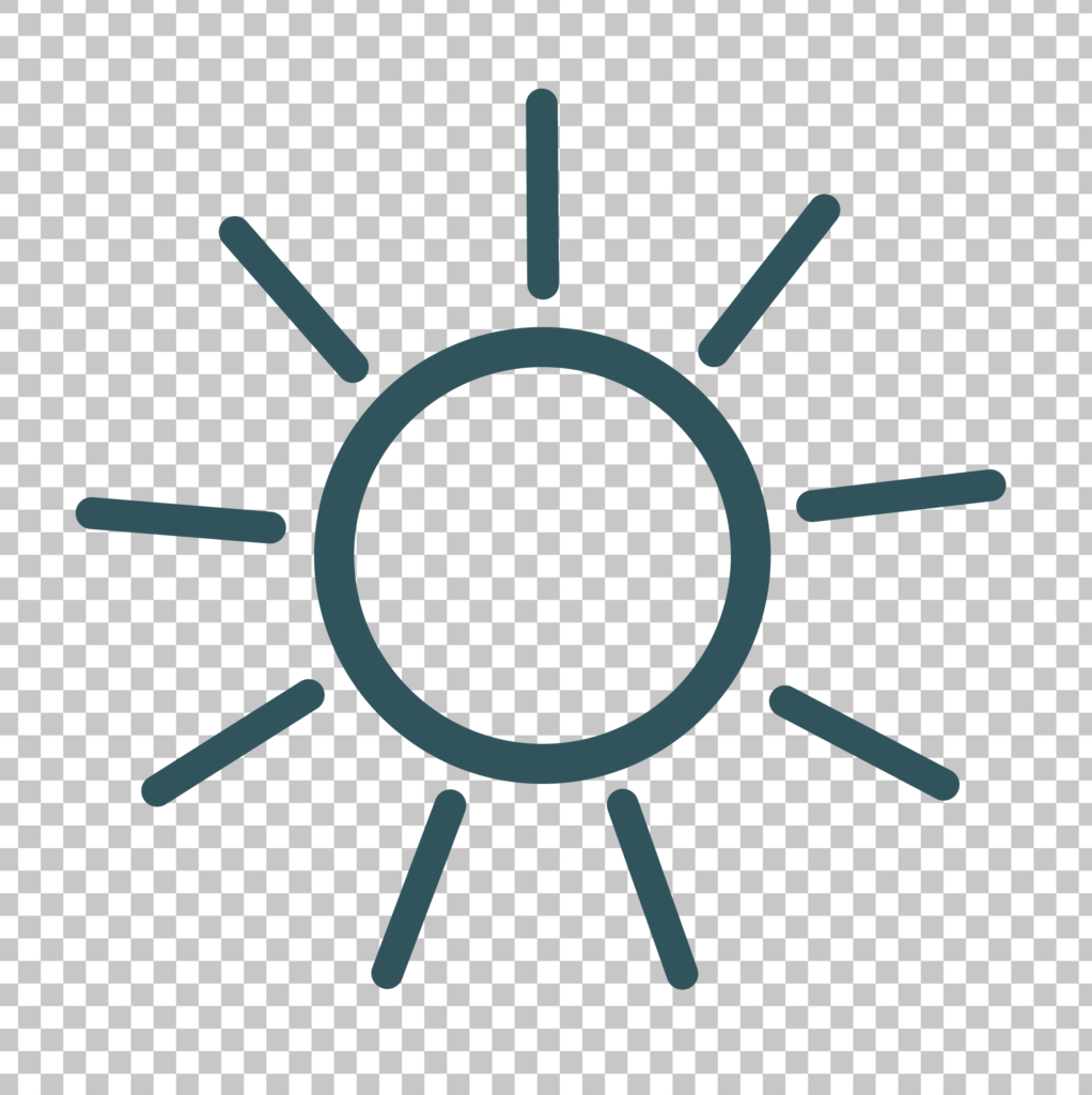 Sun Icon PNG Image