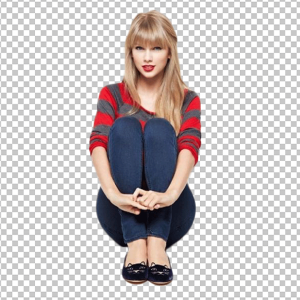 Taylor Swift sitting PNG Image