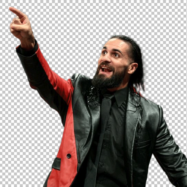 Seth Rollins pointing PNG Image