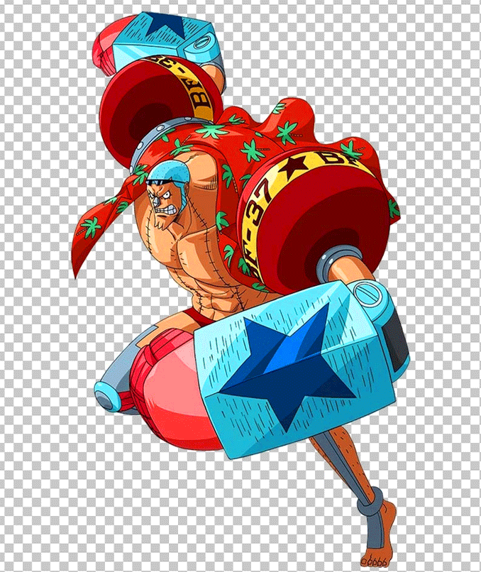 Franky running PNG Image