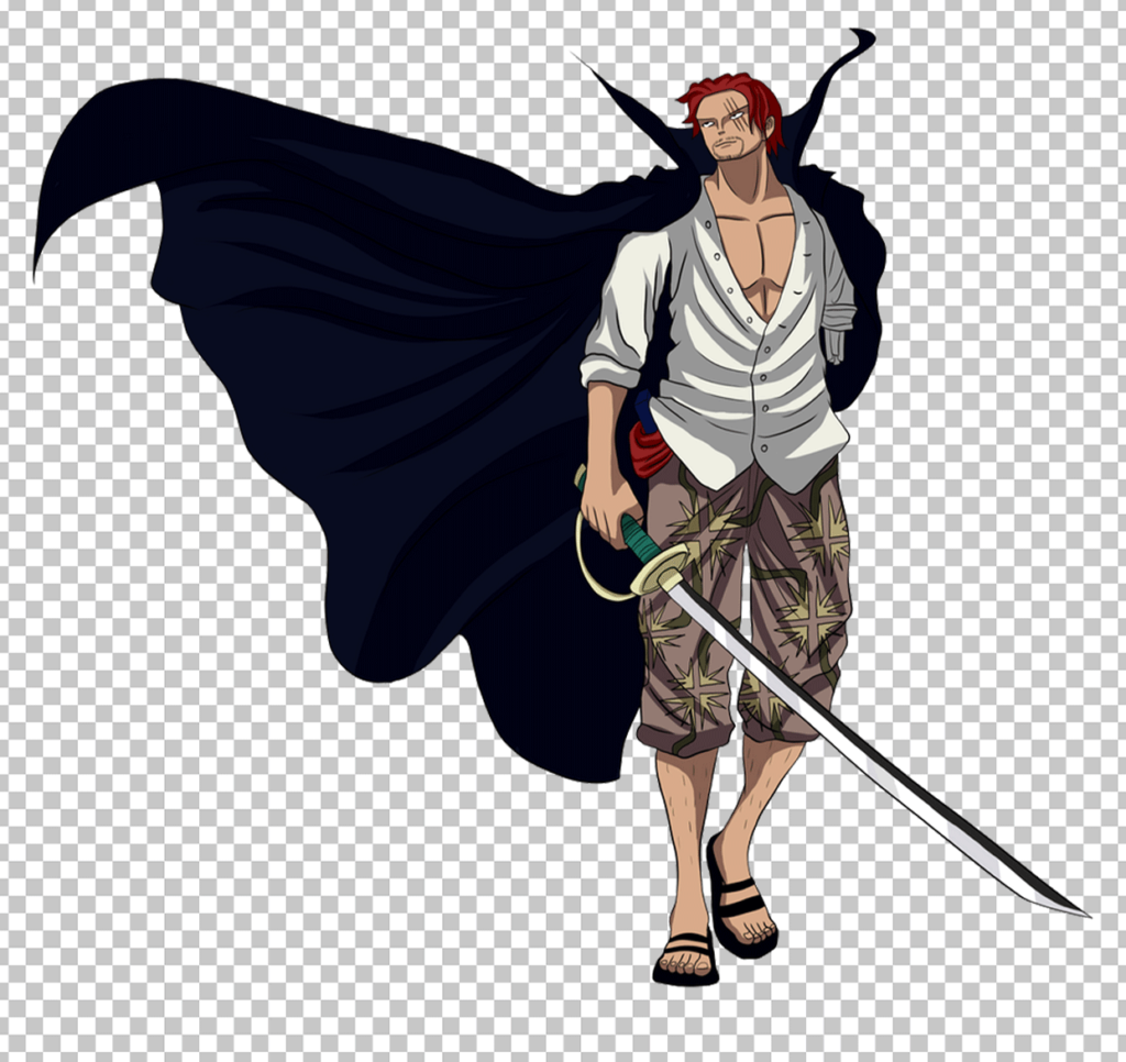 Shanks walking with sword PNG Image