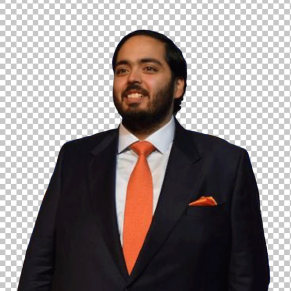 Anant Ambani in a suit and tie PNG Image