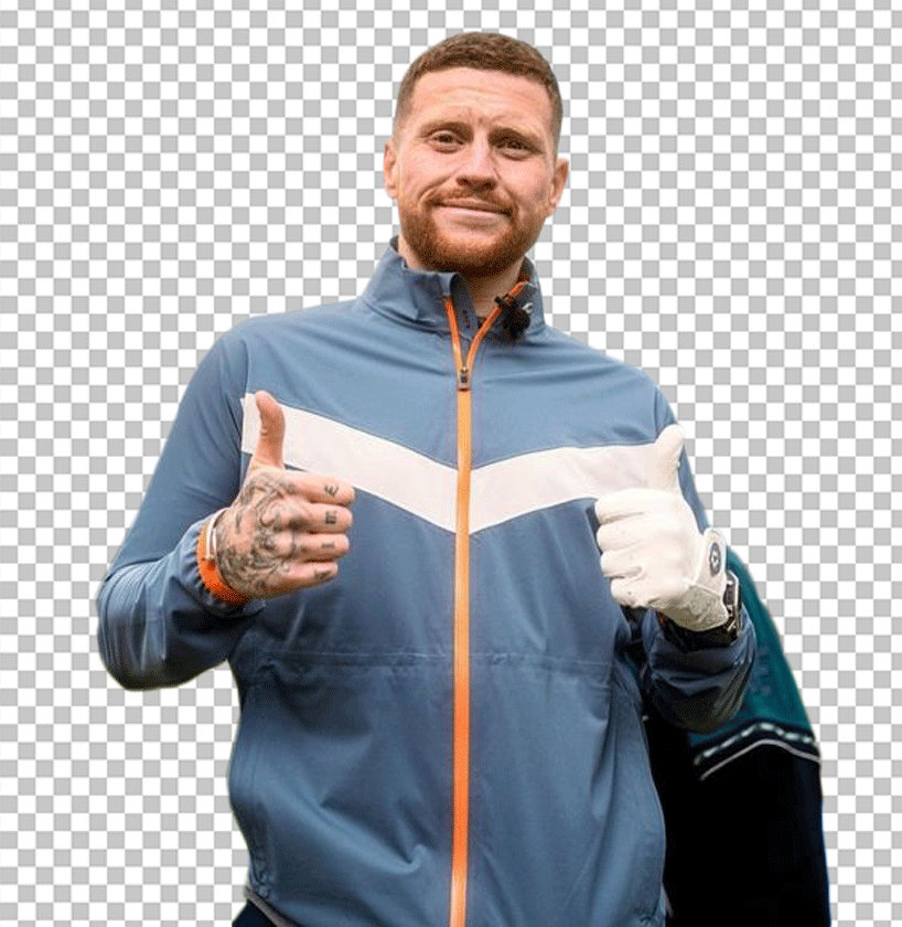 Ethan Payne thumbs up PNG Image