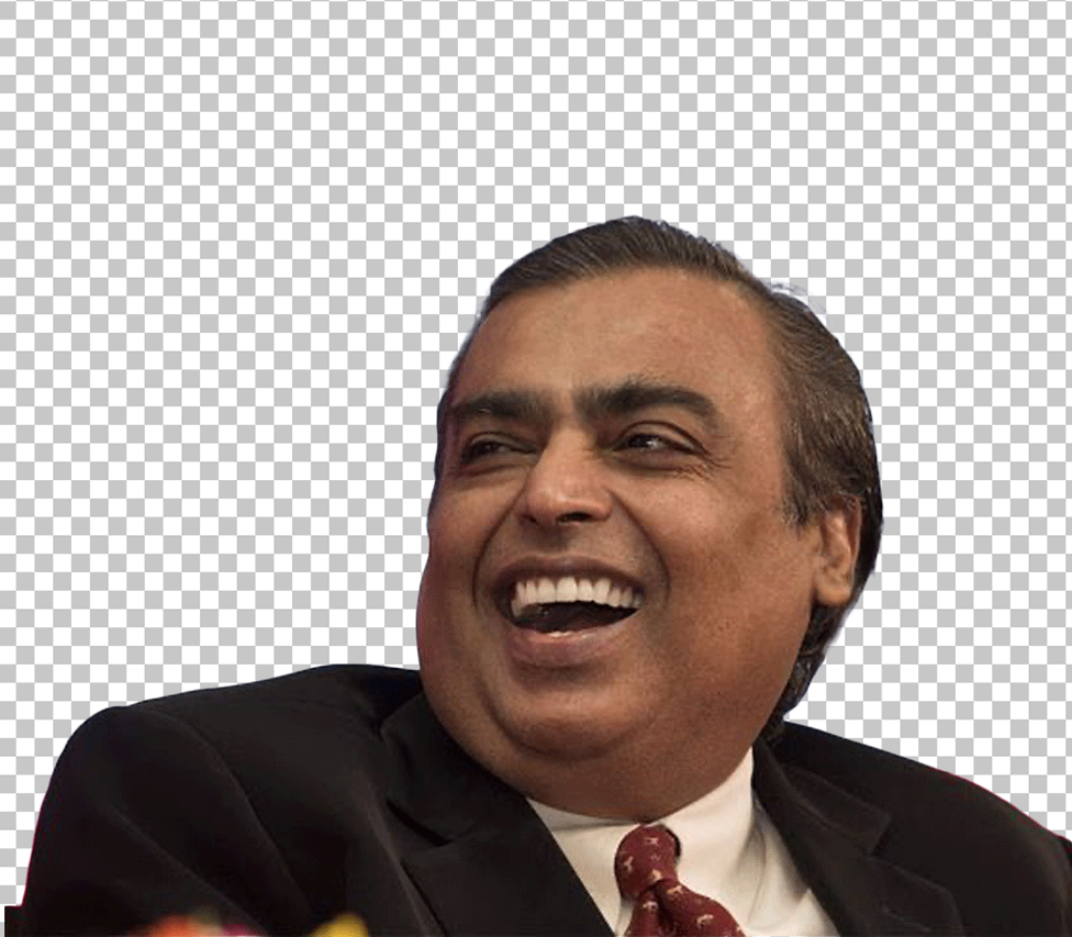 Mukesh Ambani laughing PNG Image