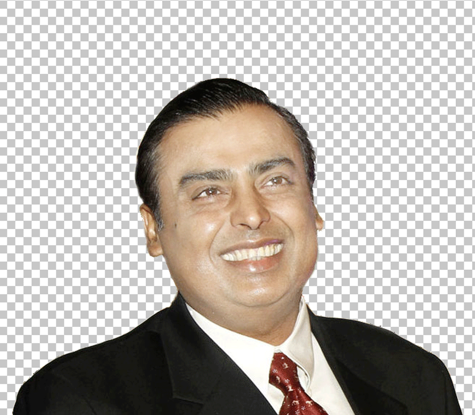 Mukesh Ambani smiling PNG Image