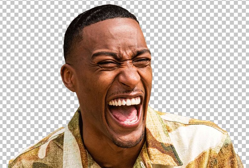 Yung Filly laughing PNG Image