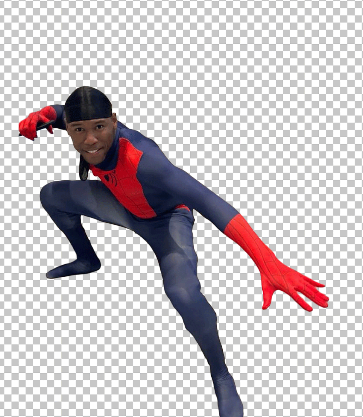 King Kenny Spider Man stance PNG Image
